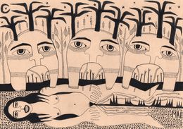 Fine Art Drawings, Pulsations, Maï