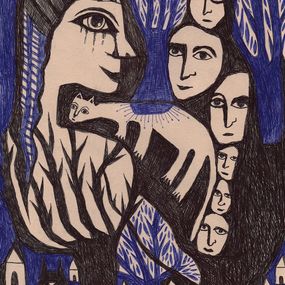Fine Art Drawings, Retrouvailles, Maï