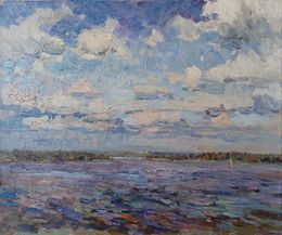 Peinture, On Lake Senezh, Moscow Region, Oleksandr Khrapachov