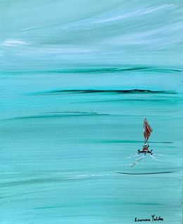 Gemälde, Mer et silhouettes 063, Laurence Malidor