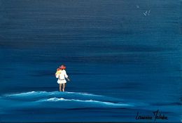 Gemälde, Mer et silhouettes 007, Laurence Malidor