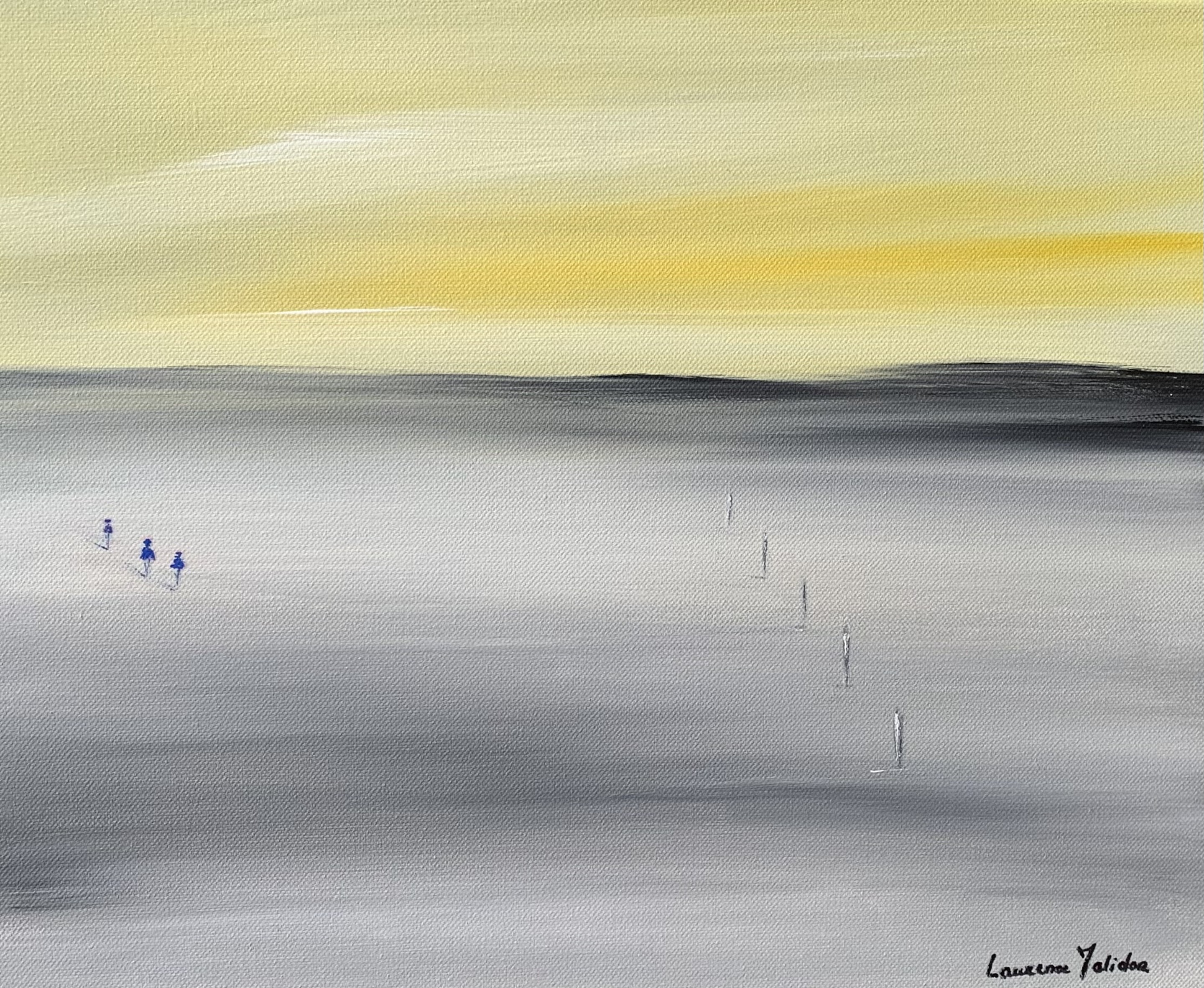 Laurence Malidor, Mer et silhouettes 052 Laurence Malidor, Mer et silhouettes 052