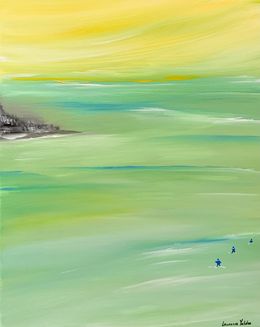 Gemälde, Mer et silhouettes 066, Laurence Malidor