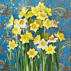 Gemälde, Daffoldils for Victory, Olena Kishkurno