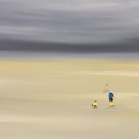 Gemälde, Mer et silhouettes 017, Laurence Malidor