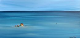 Gemälde, Mer et silhouettes 045, Laurence Malidor