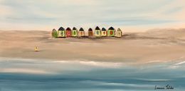Gemälde, Mer et silhouettes, Laurence Malidor