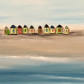 Gemälde, Mer et silhouettes, Laurence Malidor