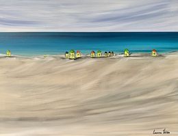 Gemälde, Mer et silhouettes 041, Laurence Malidor