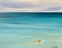 Gemälde, Mer et silhouettes, Laurence Malidor