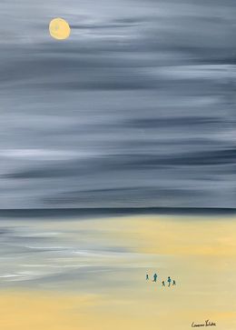 Gemälde, Mer et silhouettes 023, Laurence Malidor