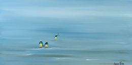 Gemälde, Mer et silhouettes 026, Laurence Malidor