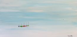 Gemälde, Mer et silhouettes 044, Laurence Malidor