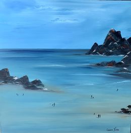 Gemälde, Mer et silhouettes 030, Laurence Malidor
