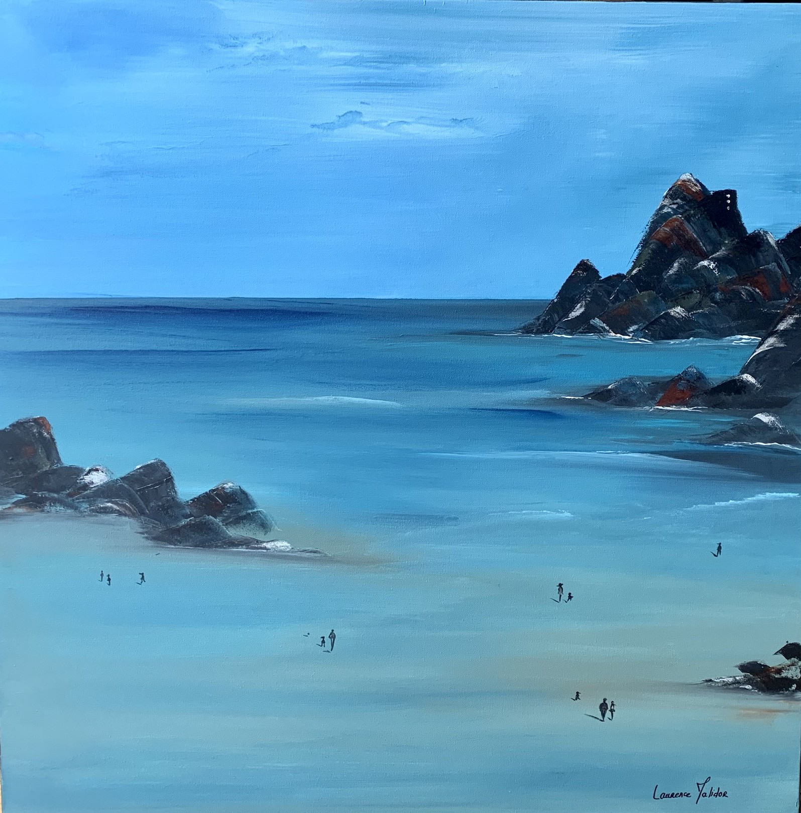 Laurence Malidor, Mer et silhouettes 030 Laurence Malidor, Mer et silhouettes 030