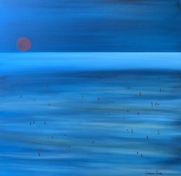 Gemälde, Mer et silhouettes 031, Laurence Malidor
