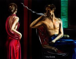 Gemälde, The Last Look, Ruslana Levandovska