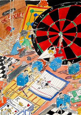 Peinture, Games games games, Gabrielle Rul