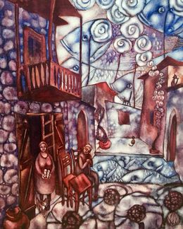 Peinture, Near Grandfather's House, Alexandra Papafotiou