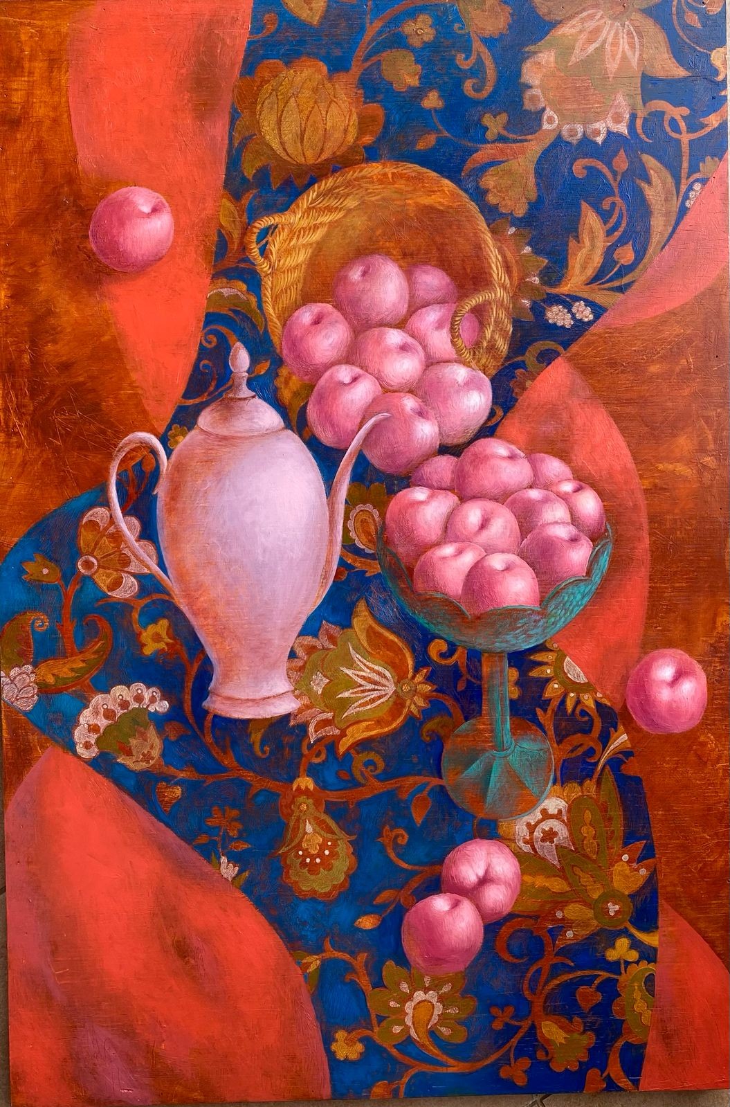 Alexandra Papafotiou, Autumn Still life with apples Alexandra Papafotiou, Autumn Still life with apples
