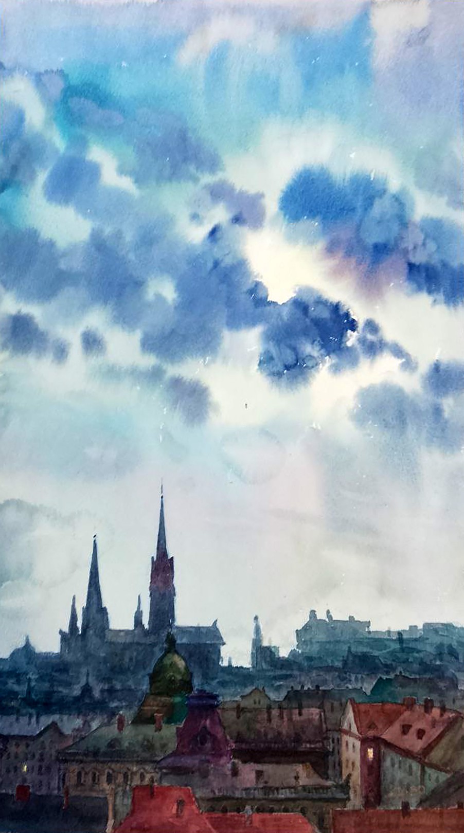 Vitaly Duhnevich, Views of city street Vitaly Duhnevich, Views of city street
