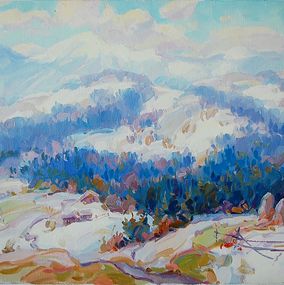 Gemälde, Yablunytsky Pass, Dmitry Artim