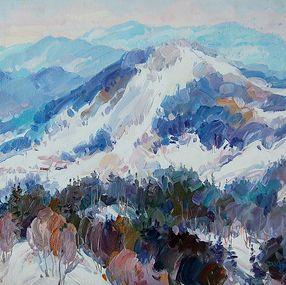 Gemälde, Carpathians in Bukovel, Dmitry Artim