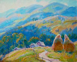 Painting, Carpathians. Summer, Dmitry Artim