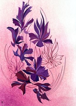 Zeichnungen, Composition de fleurs, Eugene Eechaut