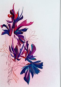 Dessin, Composition de fleurs (1), Eugene Eechaut