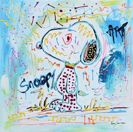 Gemälde, Snoopy pensif, Âme Sauvage