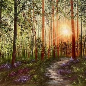Gemälde, Sunny Forest, Tanja Frost