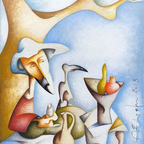 Gemälde, The Bird and the Dreamer, Sargis Zaqaryan