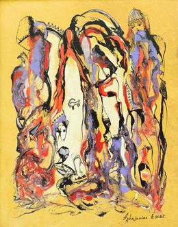 Peinture, Symbols in Fire and Gold, Harutyun Aghajanyan