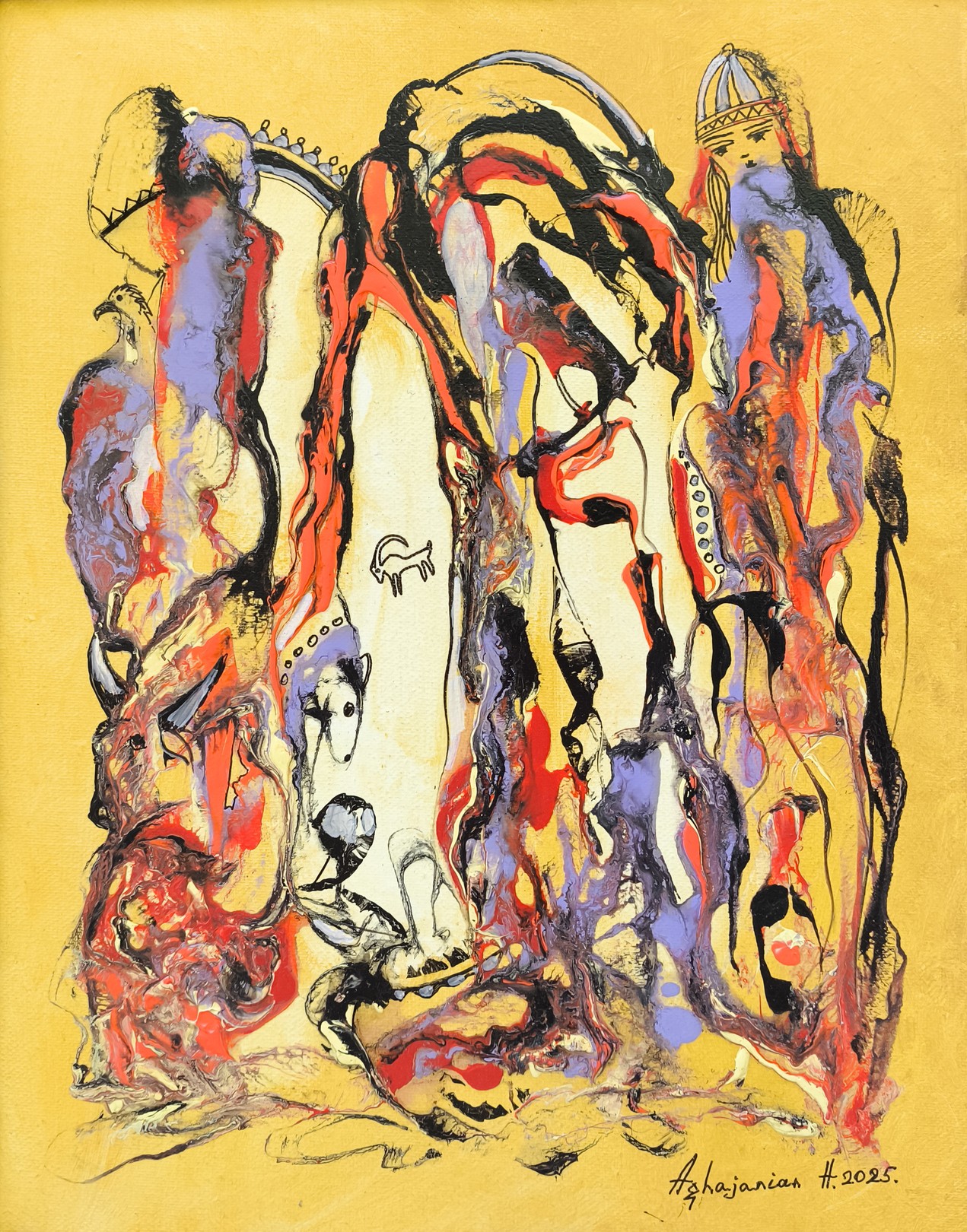 Harutyun Aghajanyan, Symbols in Fire and Gold Harutyun Aghajanyan, Symbols in Fire and Gold