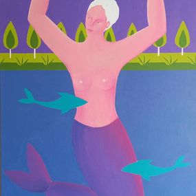 Gemälde, Mermaid, Sasha Katinauskiene