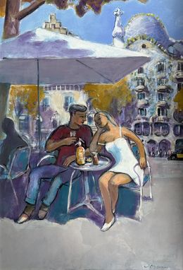 Gemälde, Barcelona Break, Josep Moscardó