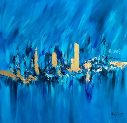 Gemälde, D'or et de bleu, Âme Sauvage