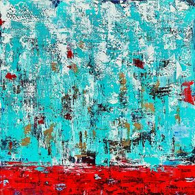 Painting, Green Abstraction, Tamara Bakhshinyan