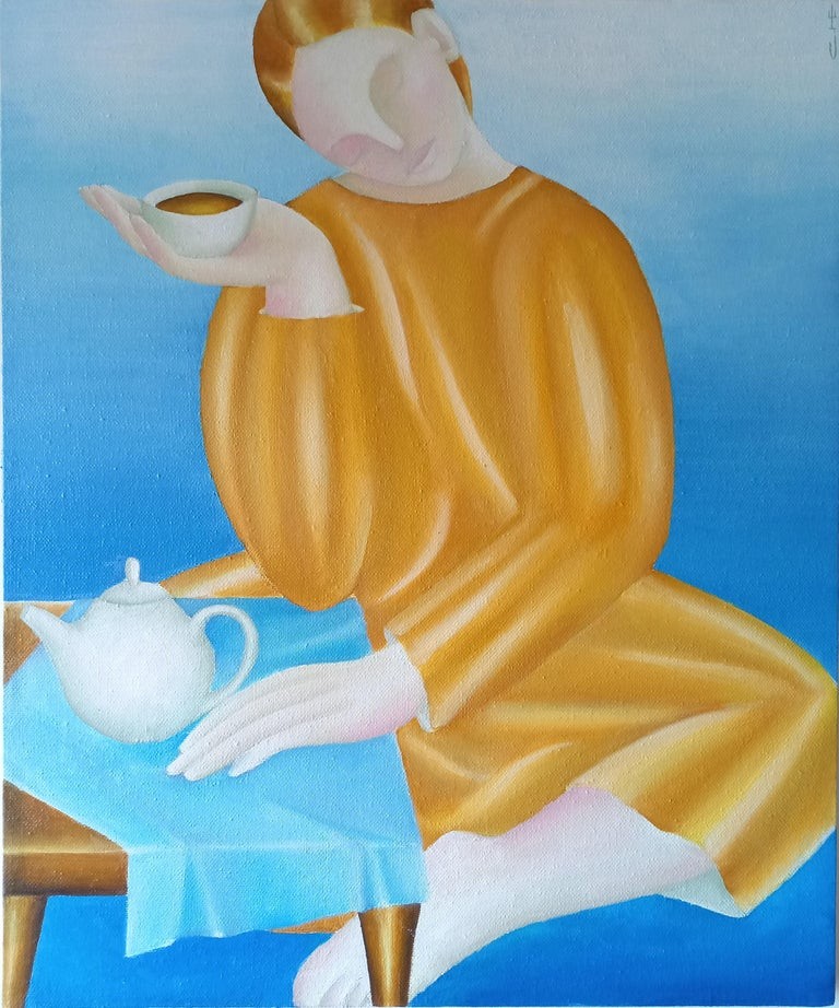 Sasha Katinauskiene, With tea Sasha Katinauskiene, With tea
