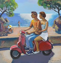 Gemälde, Buscant la cala, Josep Moscardó