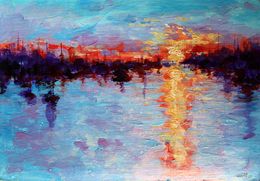 Peinture, Evening Bay, Rakhmet Redzhepov (Ramzi)