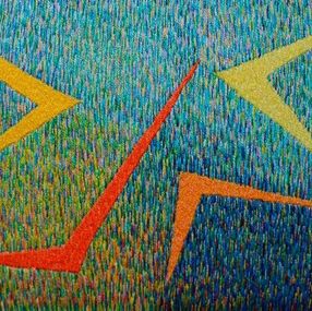 Gemälde, The  Summer. Embroidery painting, Ludmila Korets
