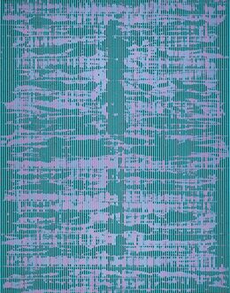 Gemälde, MTP Vibration bichromatique 114.03-19, Laurent Prudot