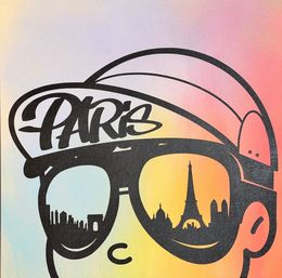 Painting, Bonjour Paris, Mr.Oreke