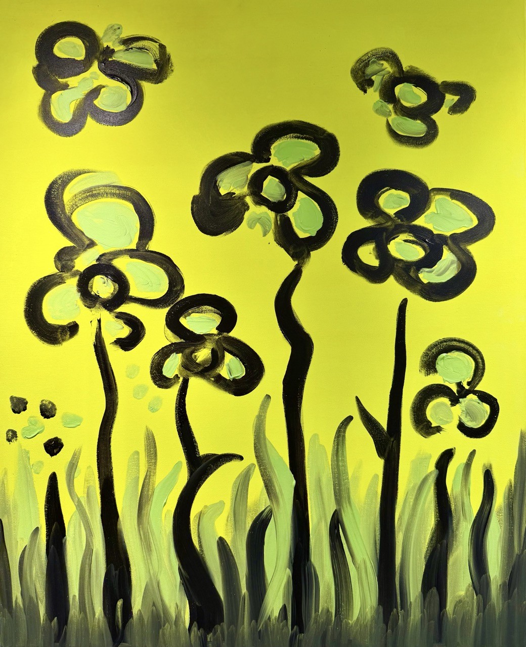 François-Olivier Nolorgues, Grand tableau Fleurs Jazz François-Olivier Nolorgues, Grand tableau Fleurs Jazz