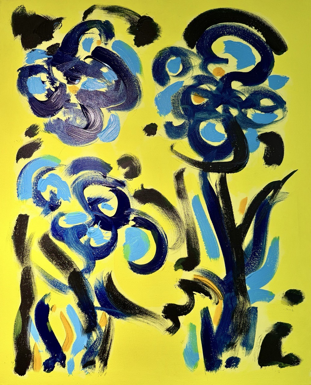 François-Olivier Nolorgues, Tableau Fleurs BleuJazz François-Olivier Nolorgues, Tableau Fleurs BleuJazz