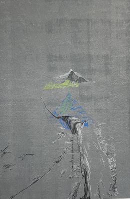 Peinture, Paysage virtuel - légende Arion en construction, Han Qi