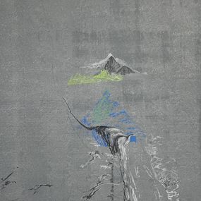 Painting, Paysage virtuel - légende Arion en construction, Han Qi