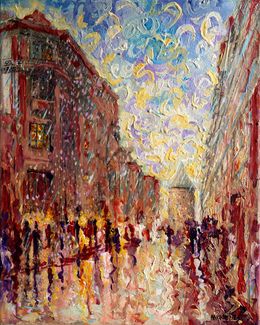 Gemälde, Old City, Rakhmet Redzhepov (Ramzi)